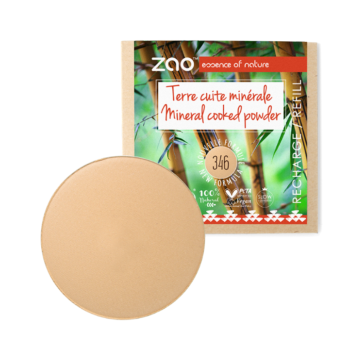 Zao Mineral Cooked Powder 346 Mattifying Bright Complexion - Refill